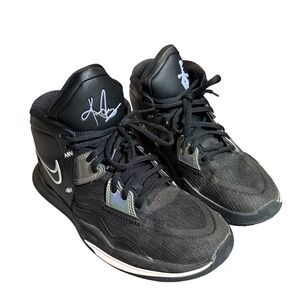 Nike KYRIE INFINITY Boys GS Black/Metallic Silver Size‎ 4 Youth Athletic Shoes